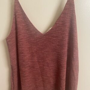 Mauve lightweight sweater Camisole - medium